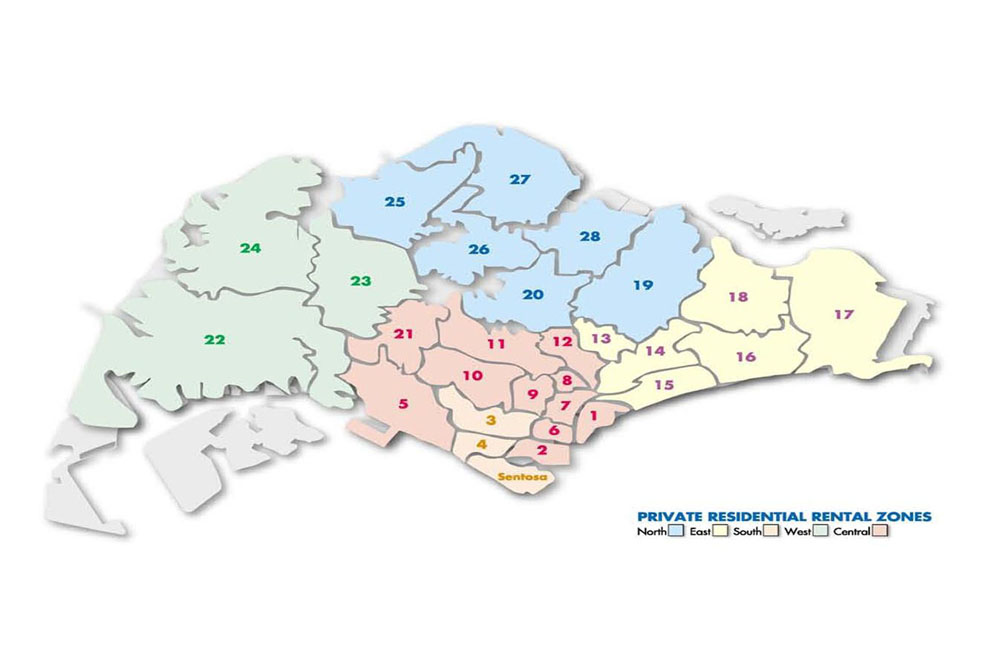 A Comprehensive Guide to Singapore's CCR, RCR, and OCR Regions.