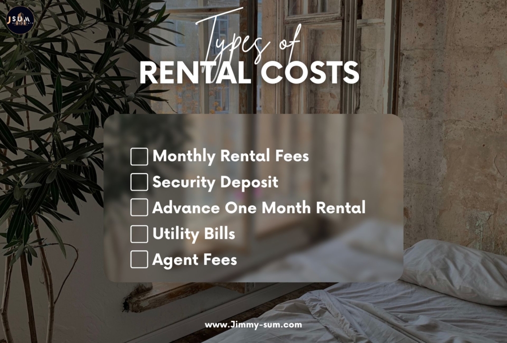 Types of rental costs in singapore